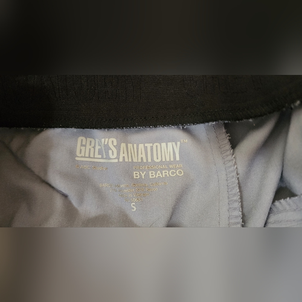 Greys Anatomy Jogger Pants Scrubs Sz S - Picture 3 of 8